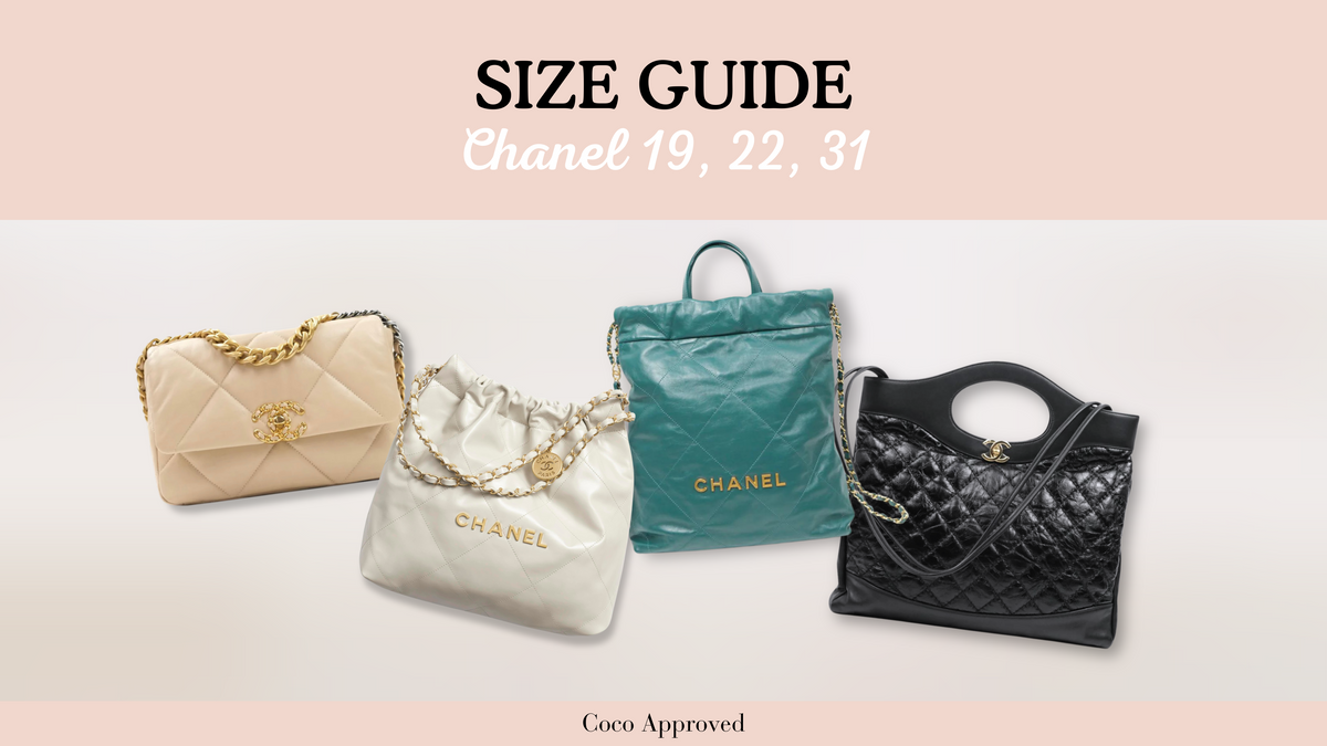 Chanel classic size guide best sale