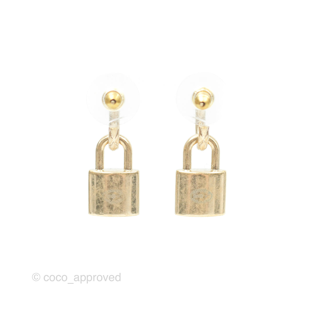 Chanel padlock deals earrings