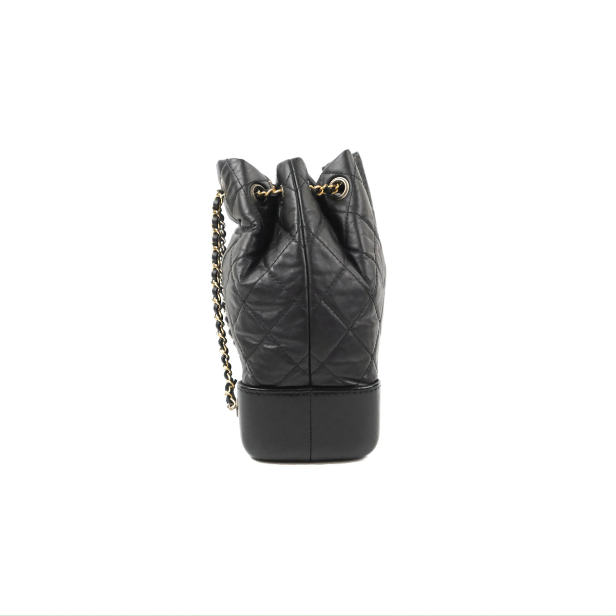 bag, chanel gabrielle backpack, backpack, black backpack, jacket