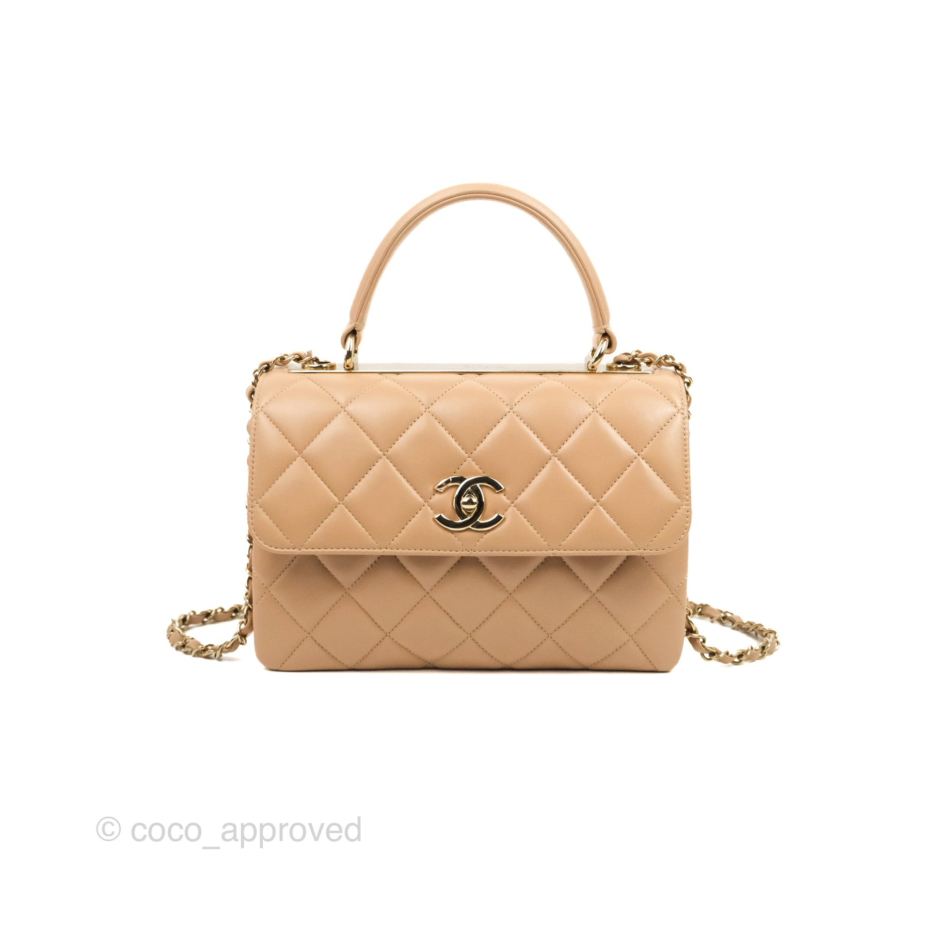 Beige chanel trendy discount cc