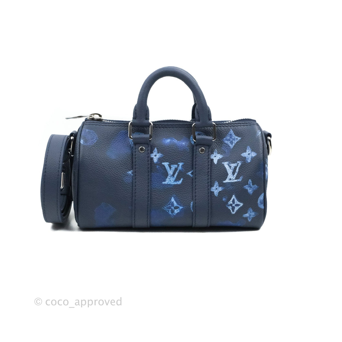 Louis Vuitton Blue Monogram Watercolor Canvas Keepall XS Bag