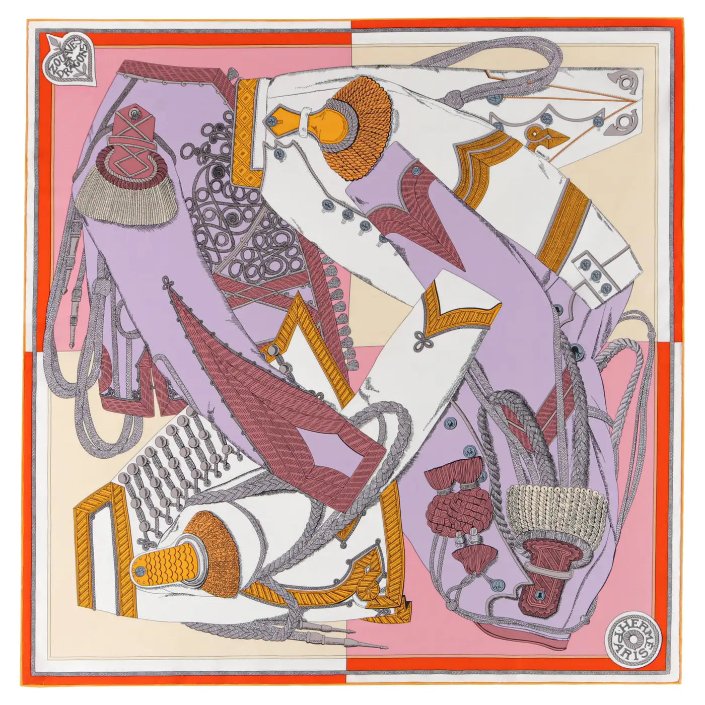 Hermes Zouaves Et Dragons Scarf 90 – Coco Approved Studio Hermes Zouaves Et Dragons Scarf 90 – Coco Approved Studio