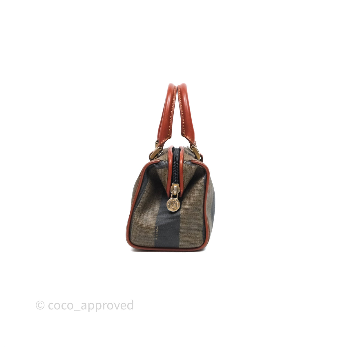 Fendi Mini Vintage Striped Boston Bag – Coco Approved Studio