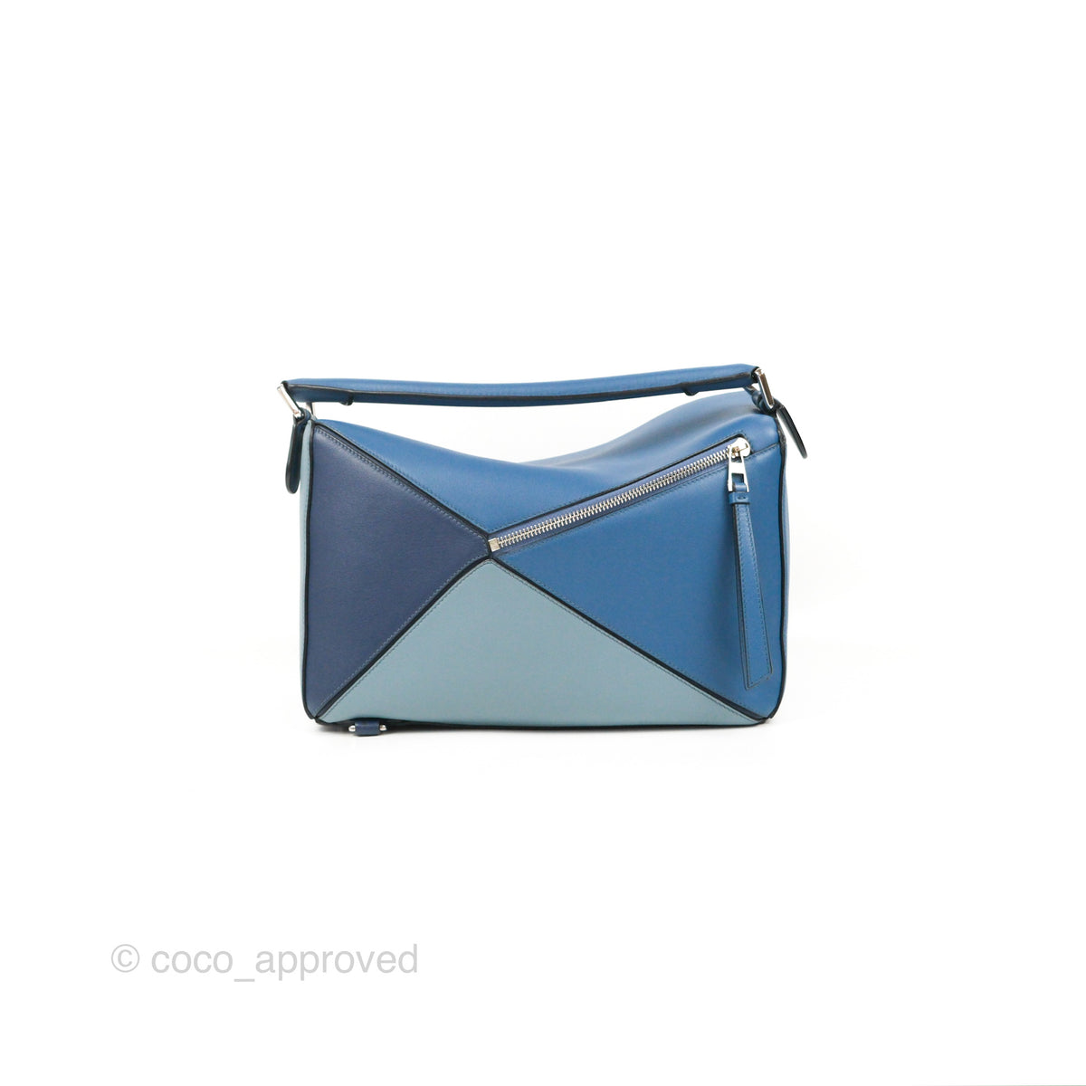 Loewe Small Puzzle Bag in Aqua, Light Blue & Stone Blue