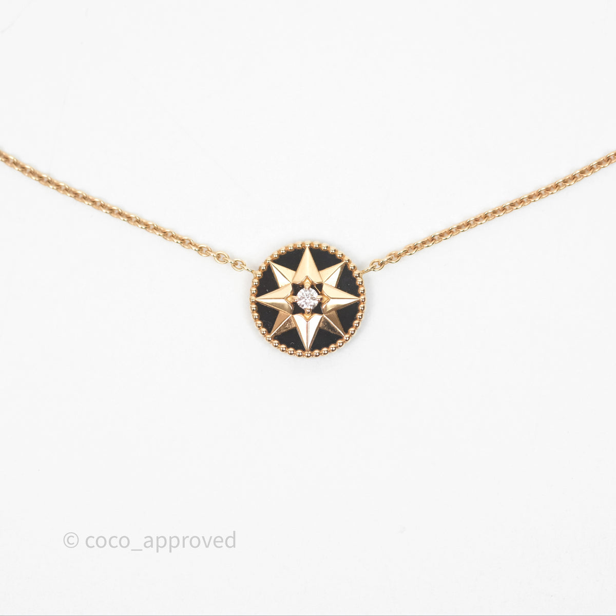 Dior Rose Des Vents Necklace Pink Gold Diamond Coco Approved Studio dior-rose-des-vents-necklace-pink-gold-diamond-coco-approved-studio