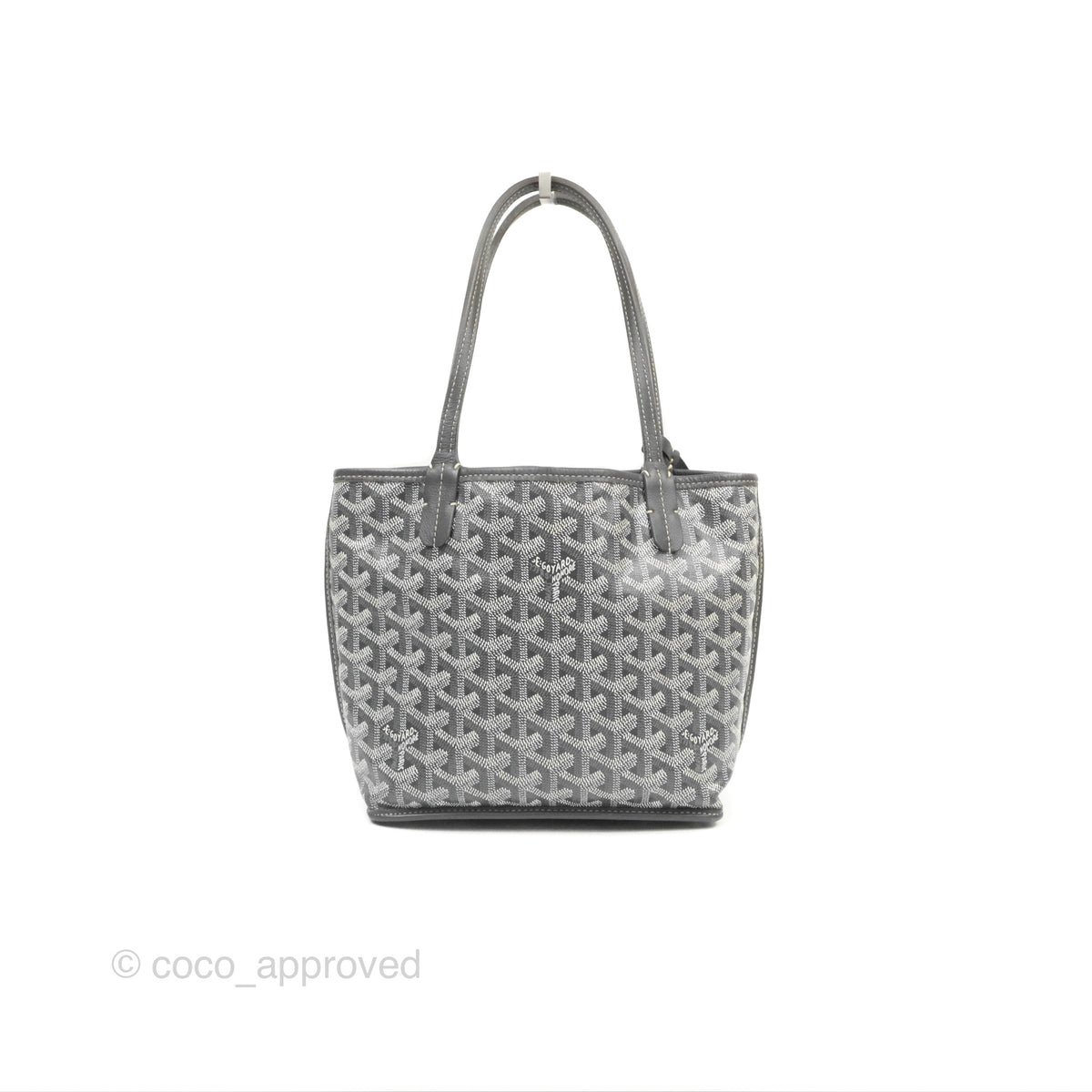 Sell Goyard Mini Anjou White Reversible Tote - White