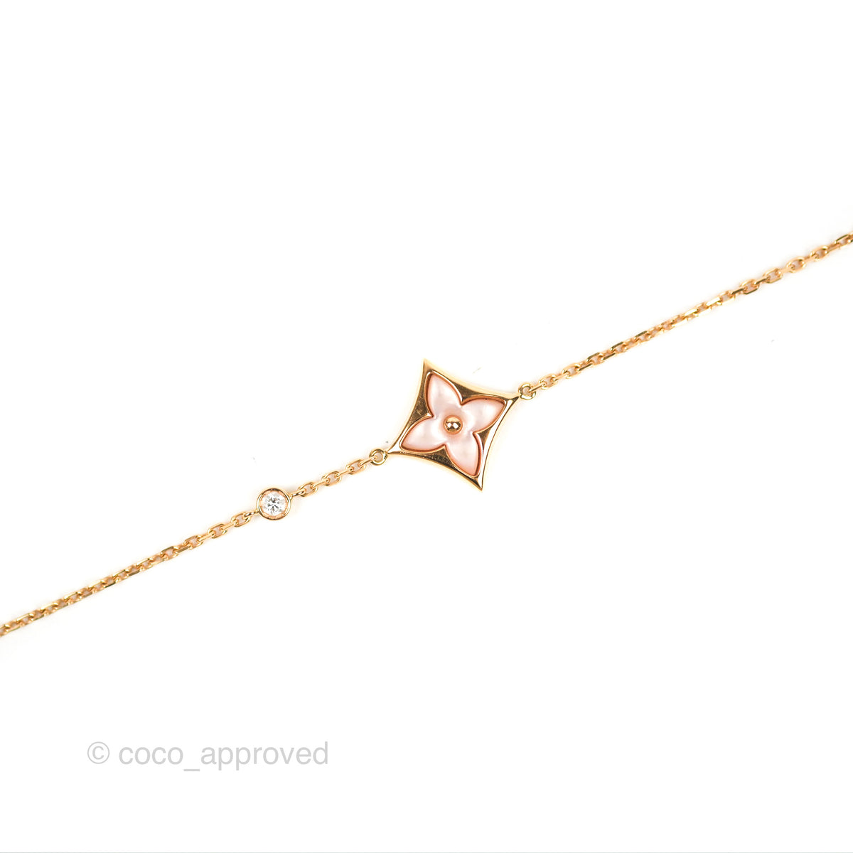 Louis Vuitton Colour Blossom BB Star bracelet, 18k rose gold, pink mother  of pearl and diamond - Luxury Brand Brokers