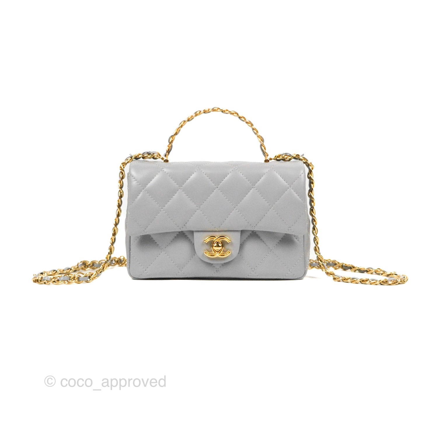 Chanel Mini Flap Chanel Chain Handle Flap Bag Chanel Top Handle