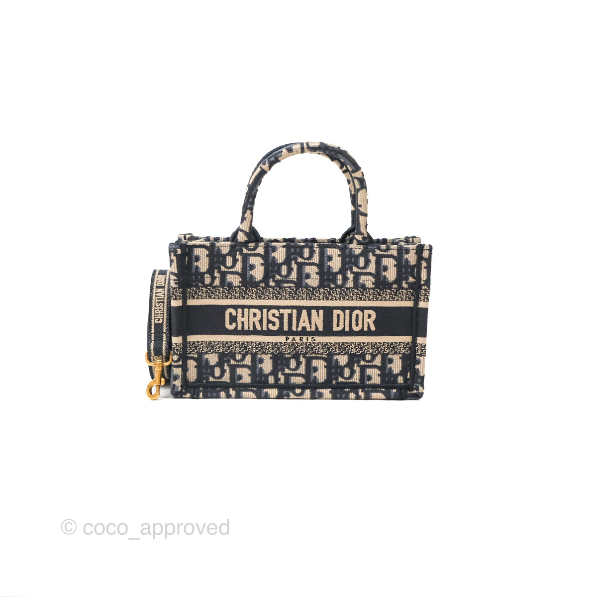 Dior Mini Book Tote With Strap Oblique Blue – Coco Approved Dior Mini Book Tote With Strap Oblique Blue – Coco Approved