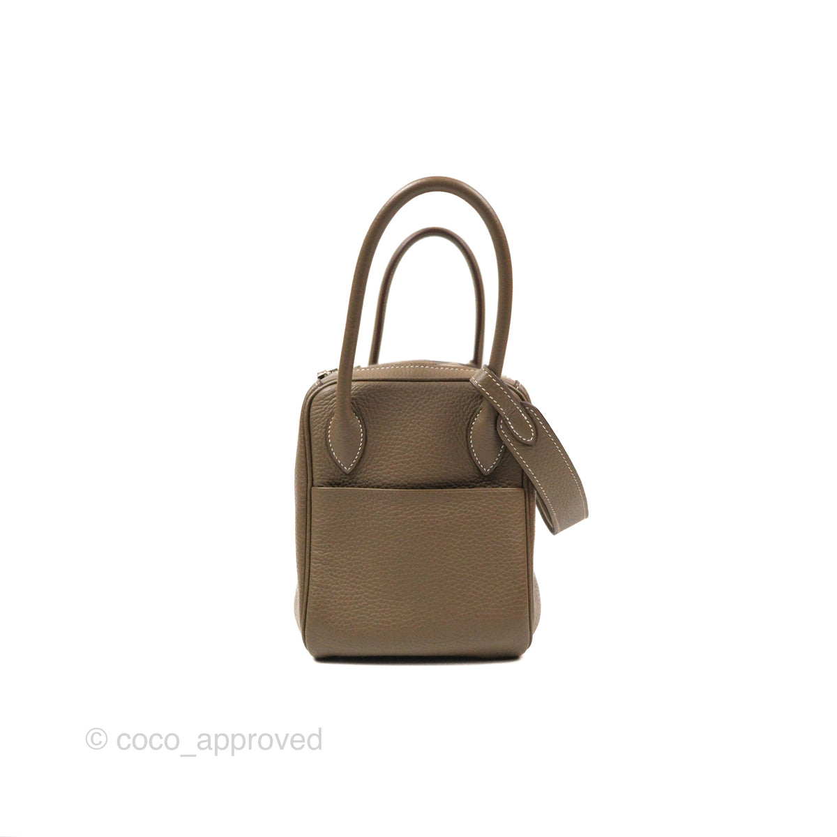 Hermès Lindy 26 Etoupe Clemence Palladium Hardware – Coco Approved Studio