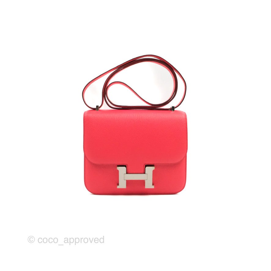 Ladybaggss - Hermes C18 rose texas/rouge de couer enamel
