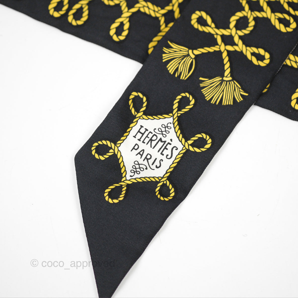 Hermes Silk Twilly Galons Et Brandebourgs Hermès Galons Et