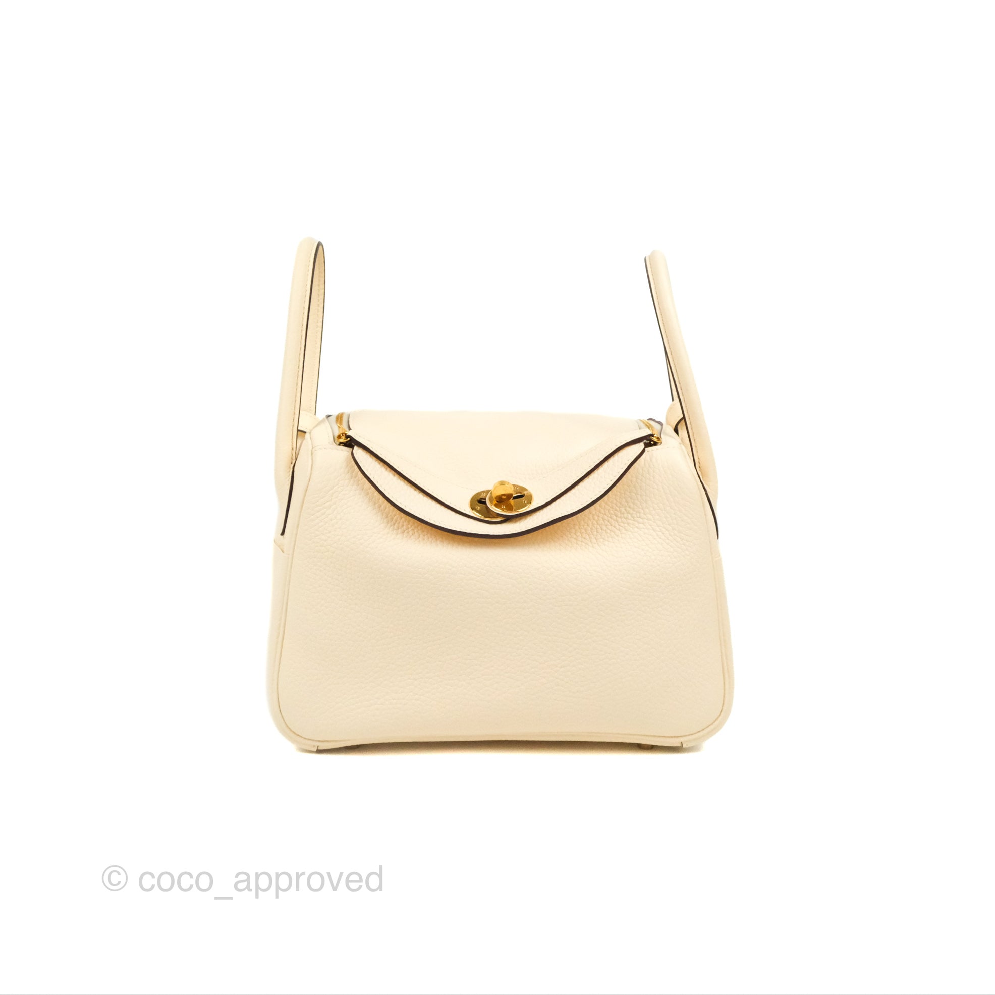 Hermes Lindy bag 26 Nata Clemence leather Gold hardware