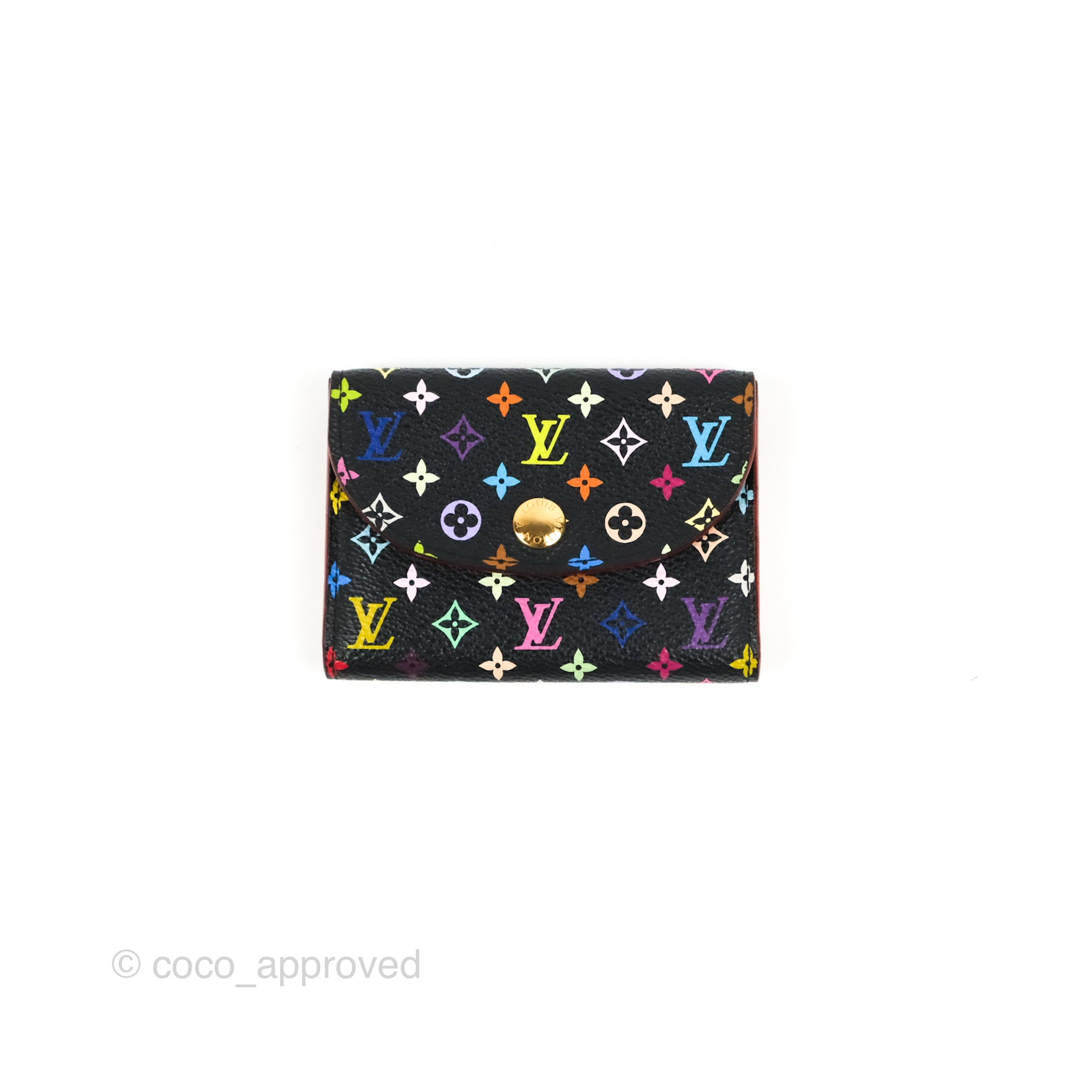 Louis Vuitton Monogram Multicolor Business Card Holder Black – Coco  Approved Studio