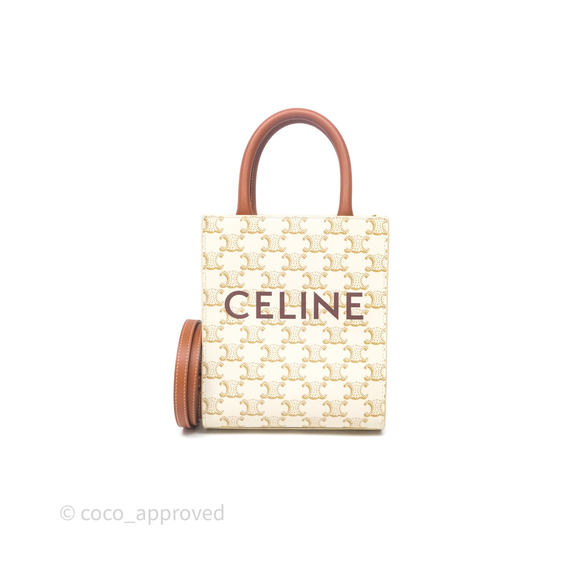 CELINE セリーヌ Vertical Cabas triomphe small【新品同様】 celine-mini-vertical-cabas-in-