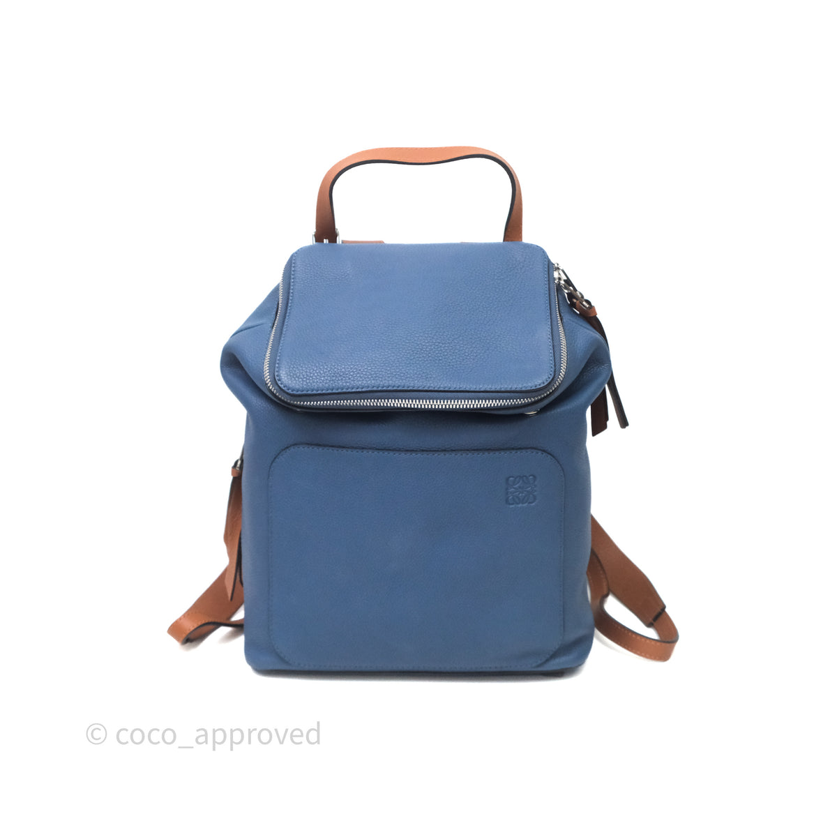 Loewe Goya Backpack Blue Calfskin – Coco Approved Studio