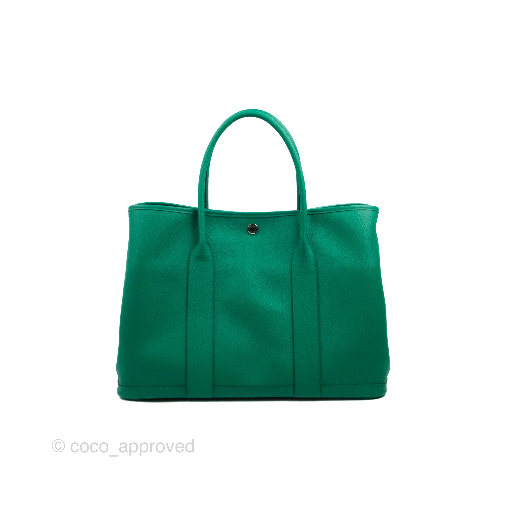 Hermès Garden Party 36 Vert Jade Epsom – Coco Approved Studio