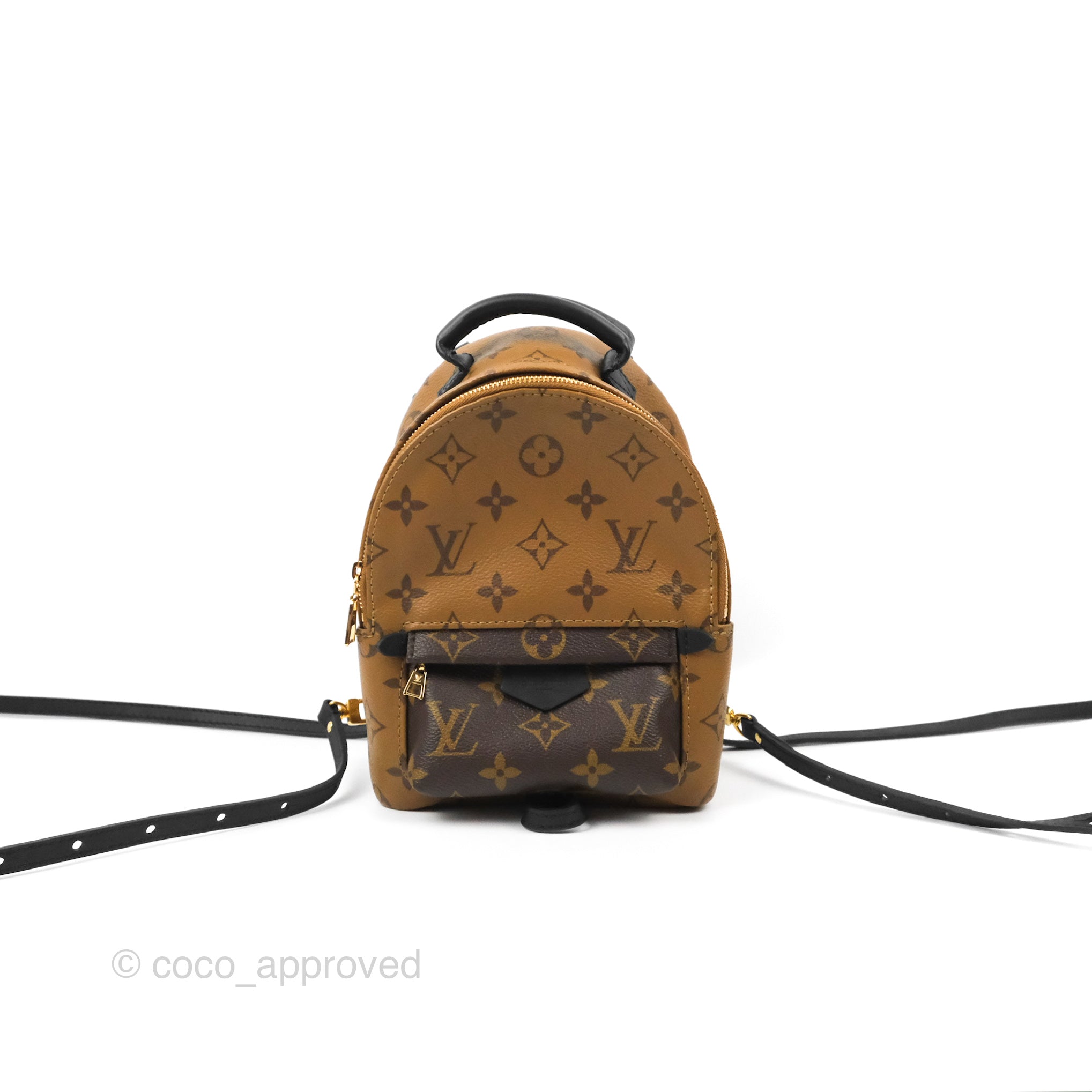 Louis Vuitton Reverse Mini Palm Springs Backpack – Coco Approved Studio Louis Vuitton Reverse Mini Palm Springs Backpack – Coco Approved Studio