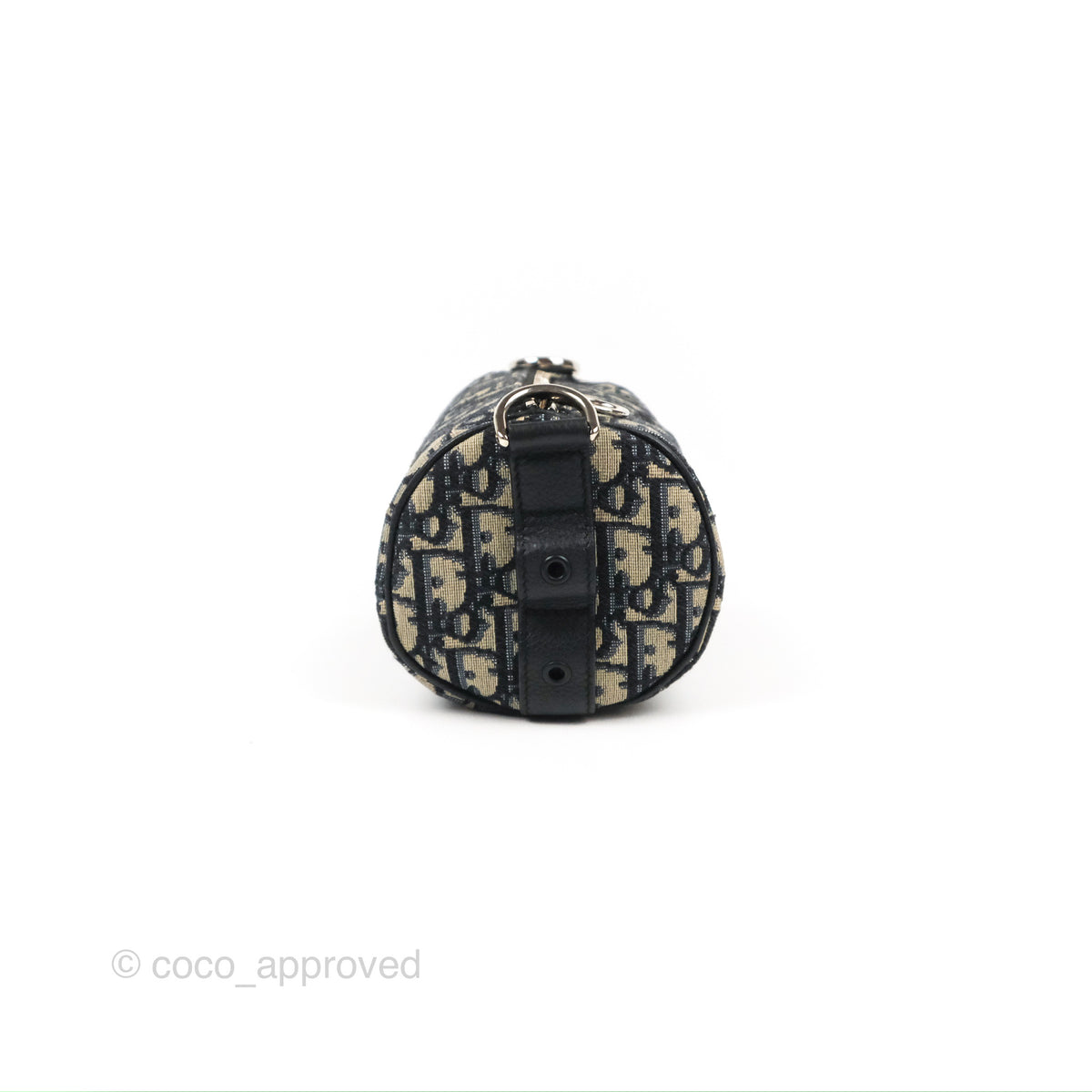 Dior Men's Mini Roller Messenger Bag Oblique Jacquard Coco Approved