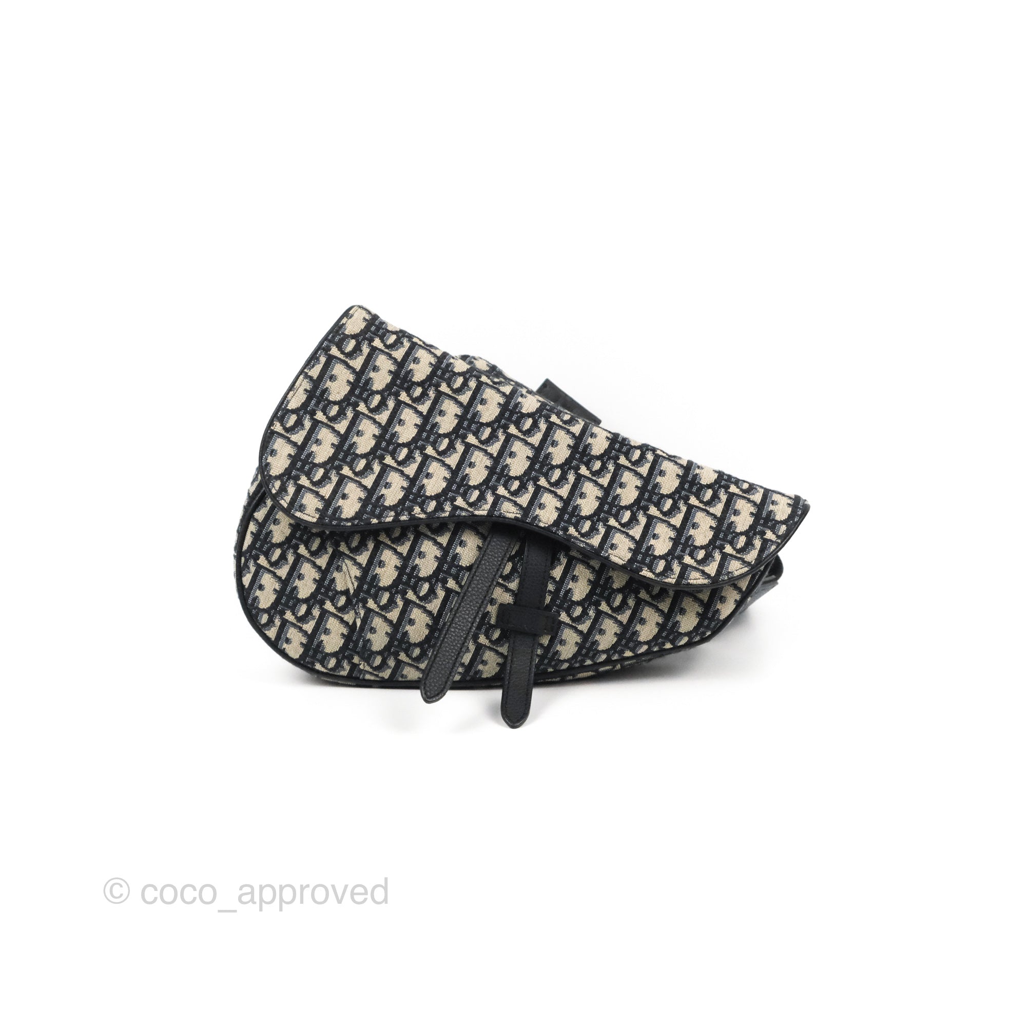 Dior Oblique Jacquard Saddle Bag