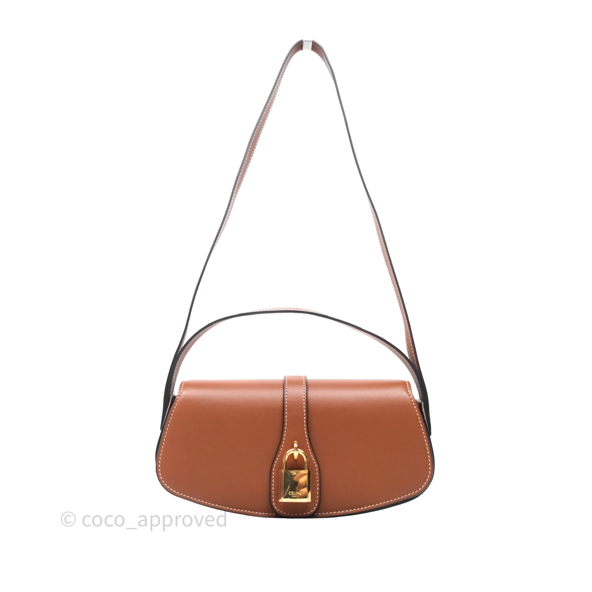 Celine Clutch on Strap Tabou Tan Calfskin – Coco Approved Studio