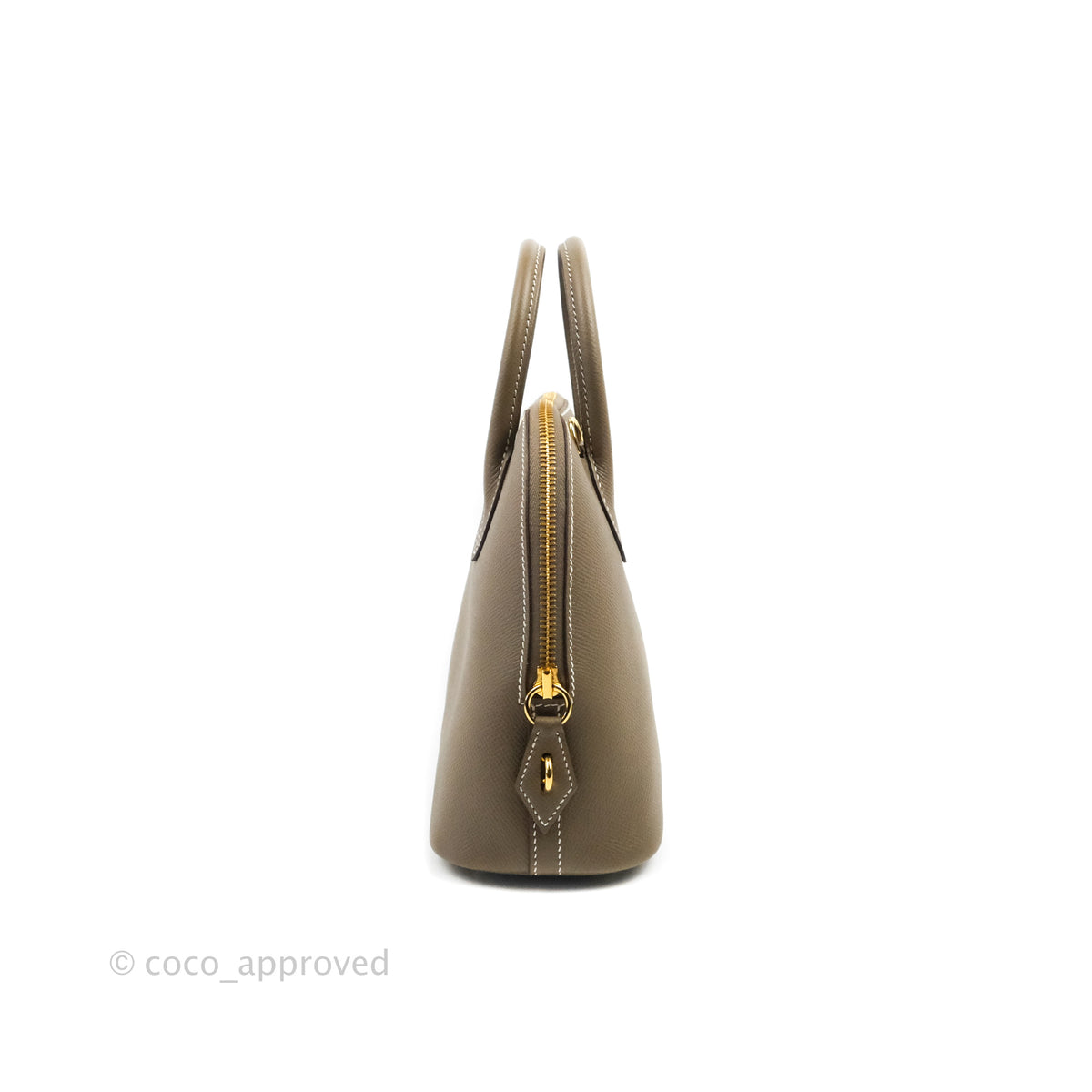 Hermes Bolide Bag 1923 Black Taurillon Novillo Gold Hardware