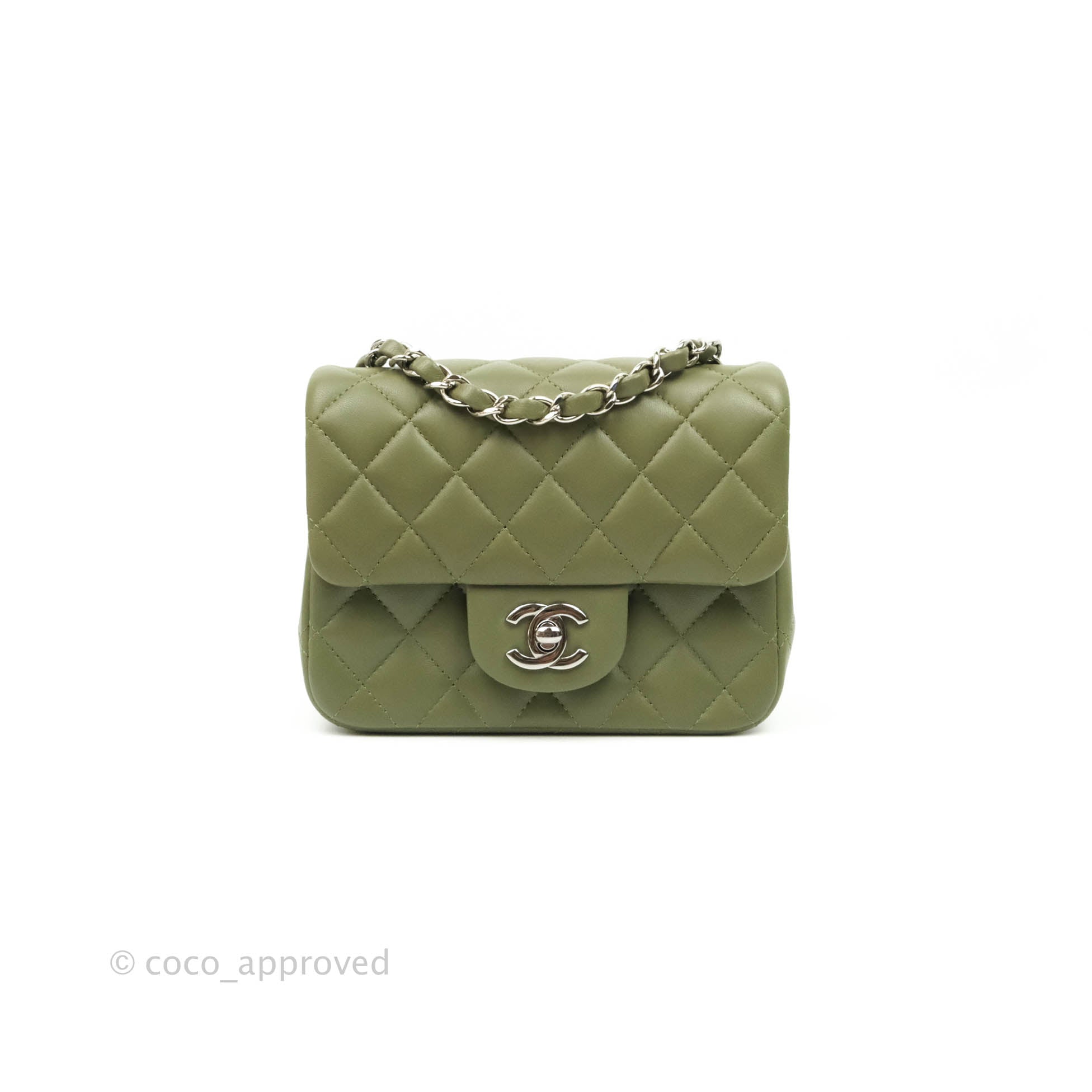 Chanel olive green bag Clearance