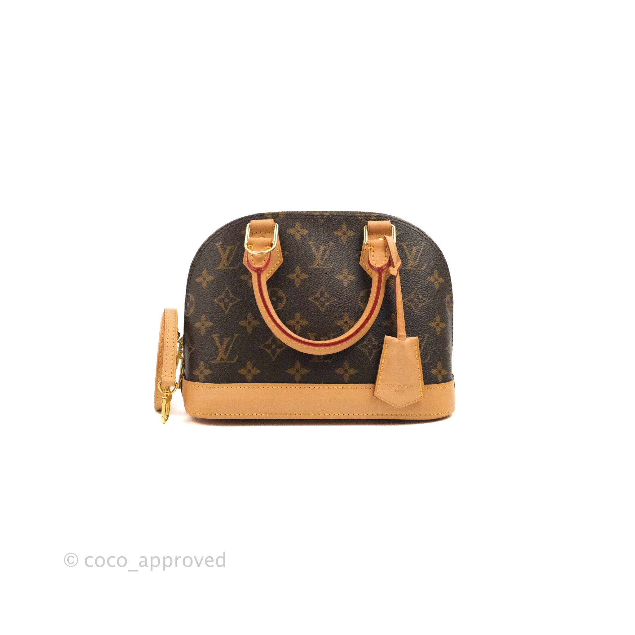 Sold at Auction: Louis Vuitton Mini Alma BB bag, lacquered leather
