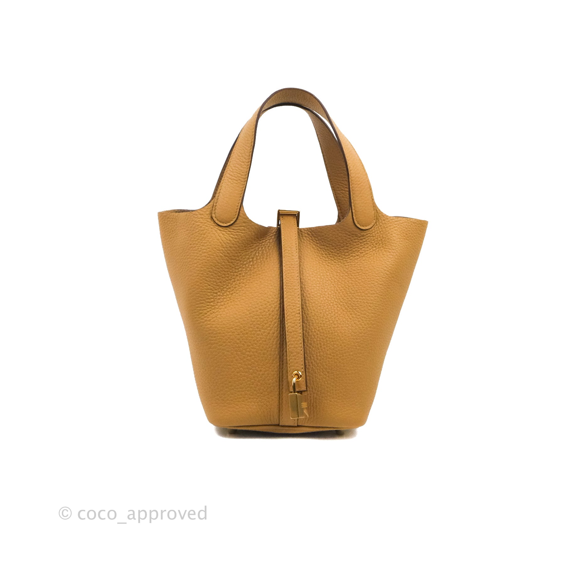 Hermès Picotin Lock 18 Clemence Biscuit Gold Hardware – Coco Approved Studio