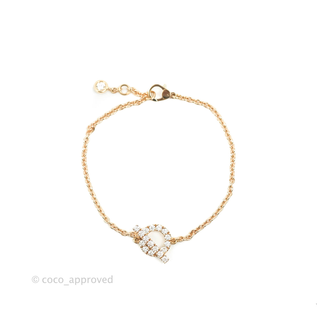 Hermès Collier De Chien Bracelet Rose Gold PM – Coco Approved Studio