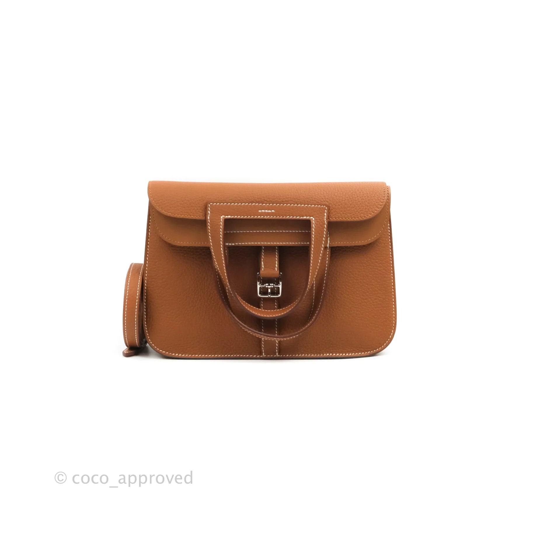 Herm s Halzan 25 Gold Clemence Palladium Hardware Coco Approved