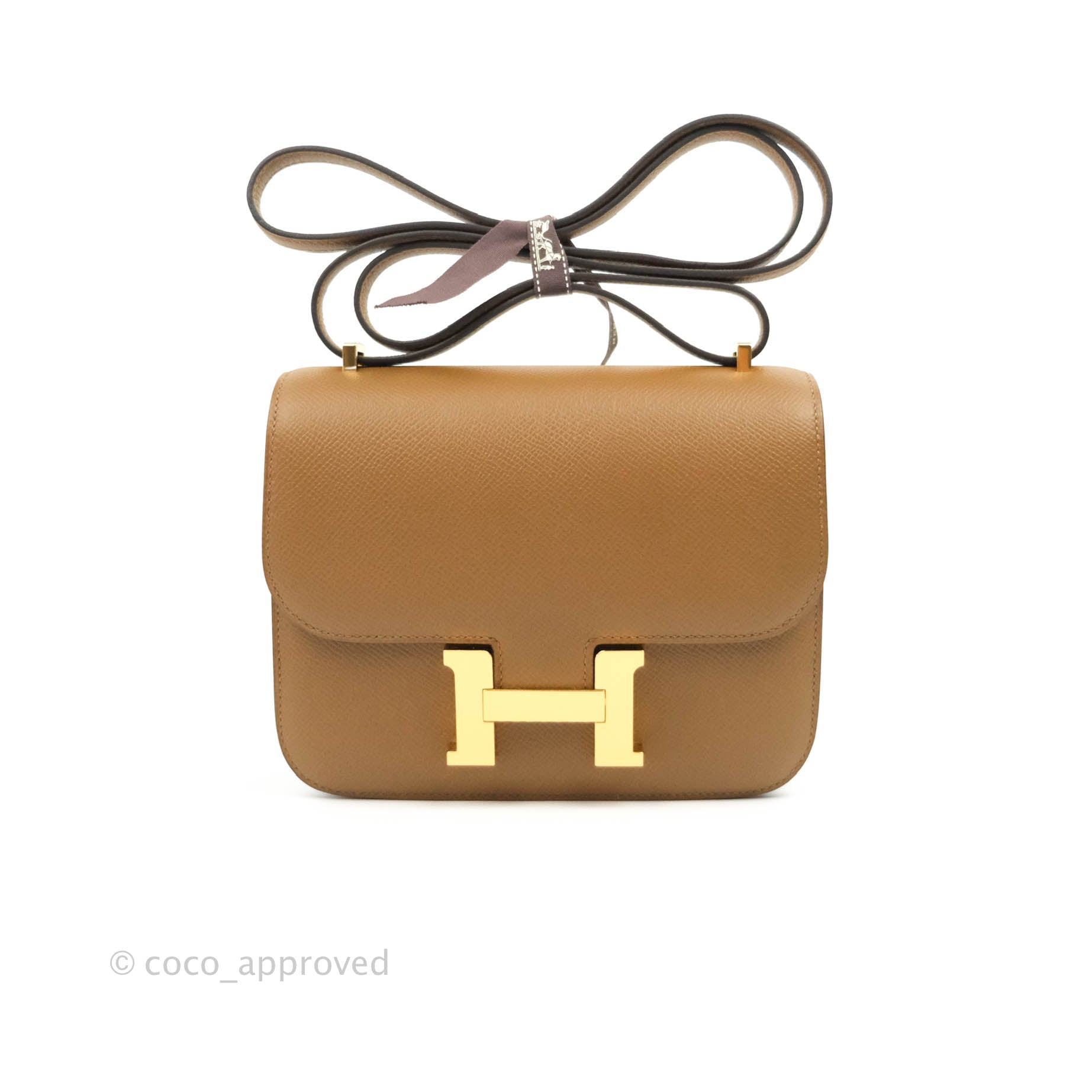 Hermes Constance Epsom Chai Color Gold Hardware GHW 18m Full Handmade -  lushenticbags
