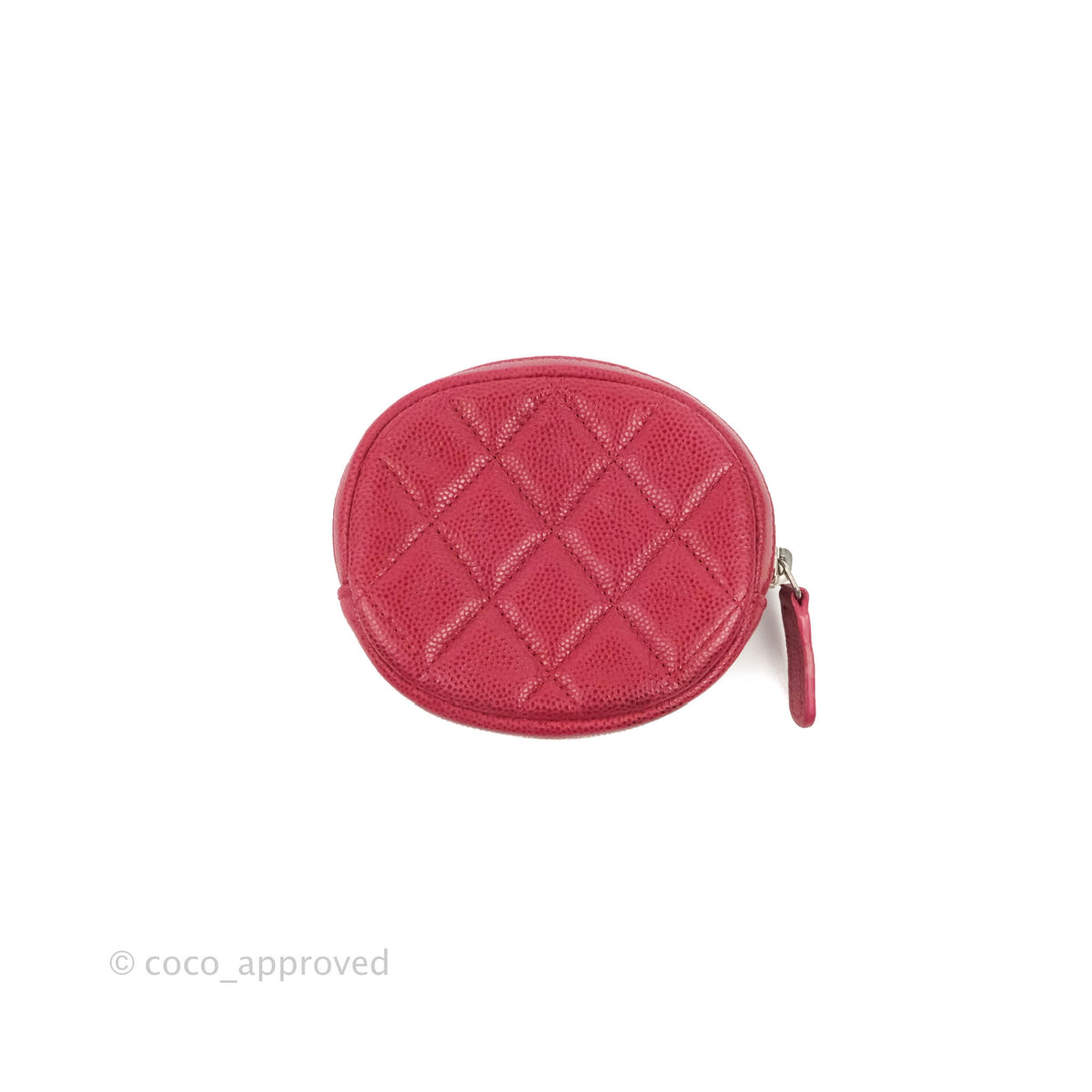 Chanel Round Coin Purse Red 18B