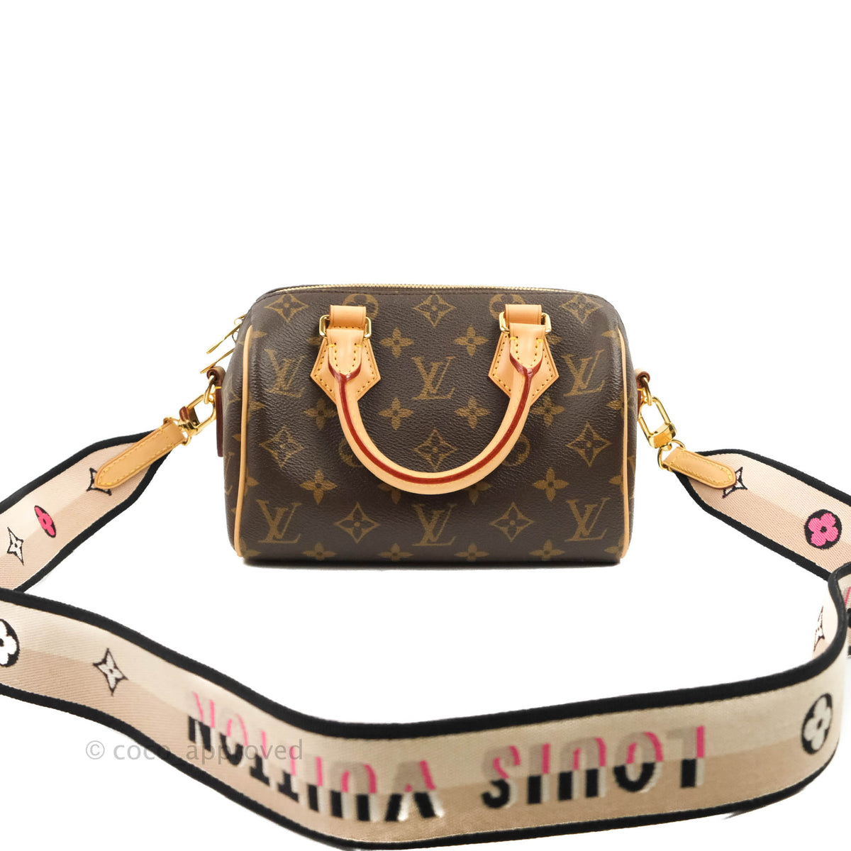 LOUIS VUITTON Giant Speedy Bandouliere 20 Monogram Canvas Shoulder Bag