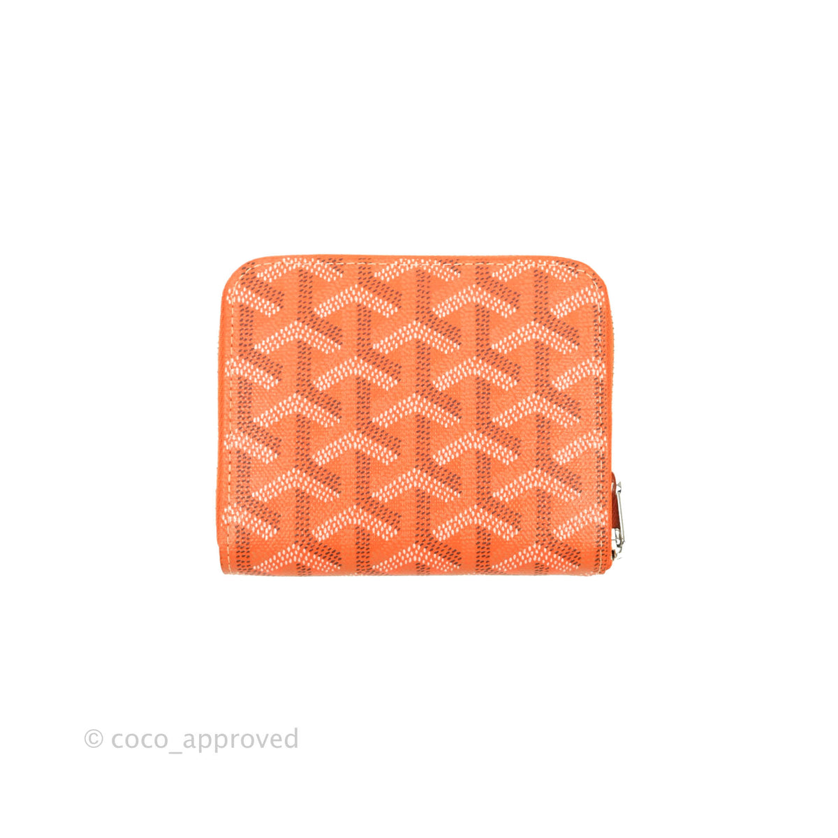 Goyard Goyardine Matignon PM Wallet Orange – Coco Approved Studio