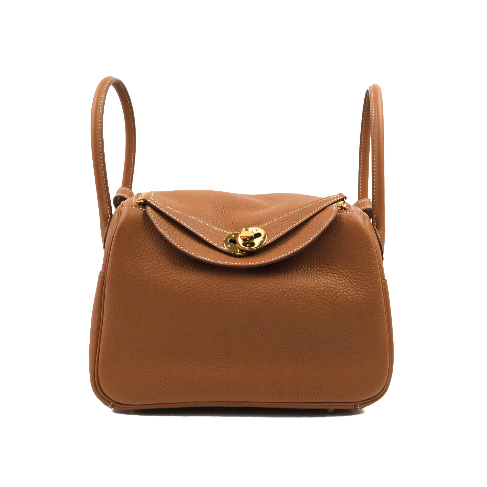 Hermes Lindy 26  Gold Taurillon Clemence Gold Hardware – loveholic