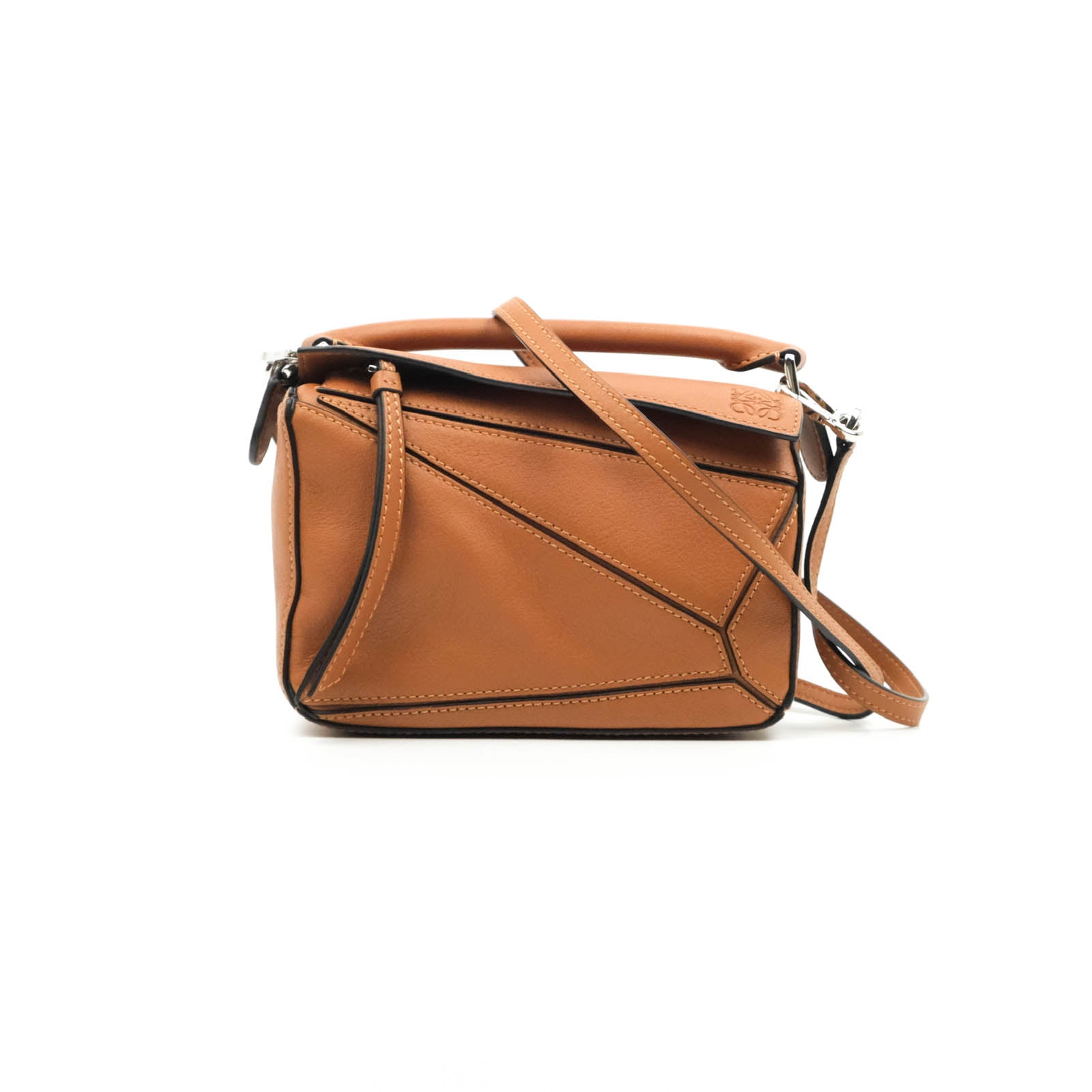 Loewe Small Balloon Bucket Bag Black Tan Calfskin – Coco Approved Studio