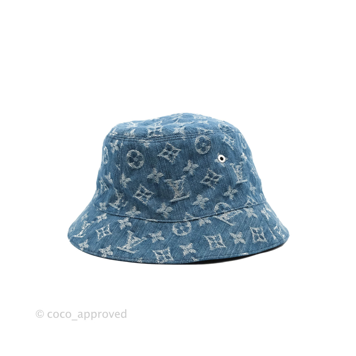 Louis Vuitton Monogram Essential Reversible Bucket Hat - Blue Hats