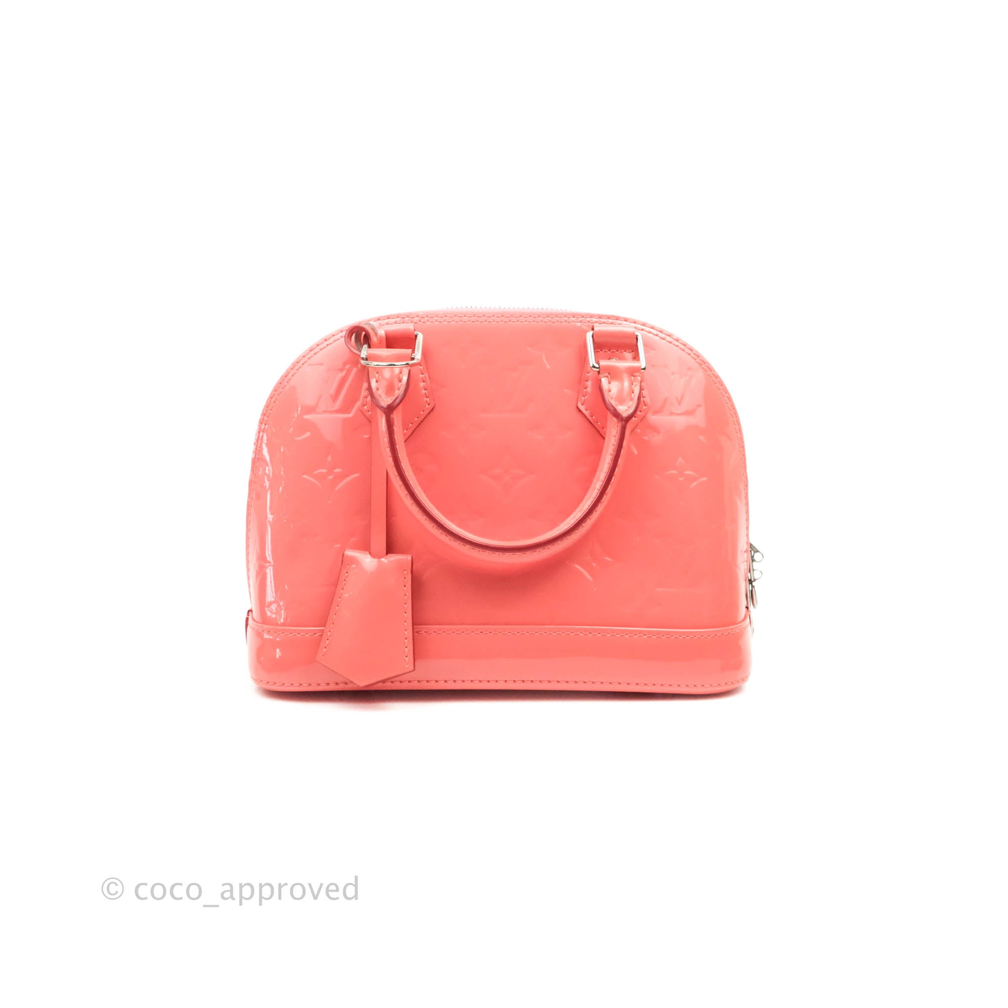 Louis Vuitton Alma BB Patent Pink Silver Hardware – Coco Approved