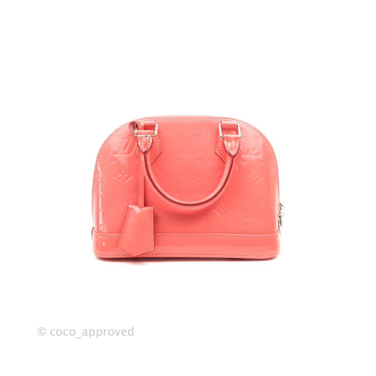 Louis Vuitton Vernis Alma BB Coral Pink