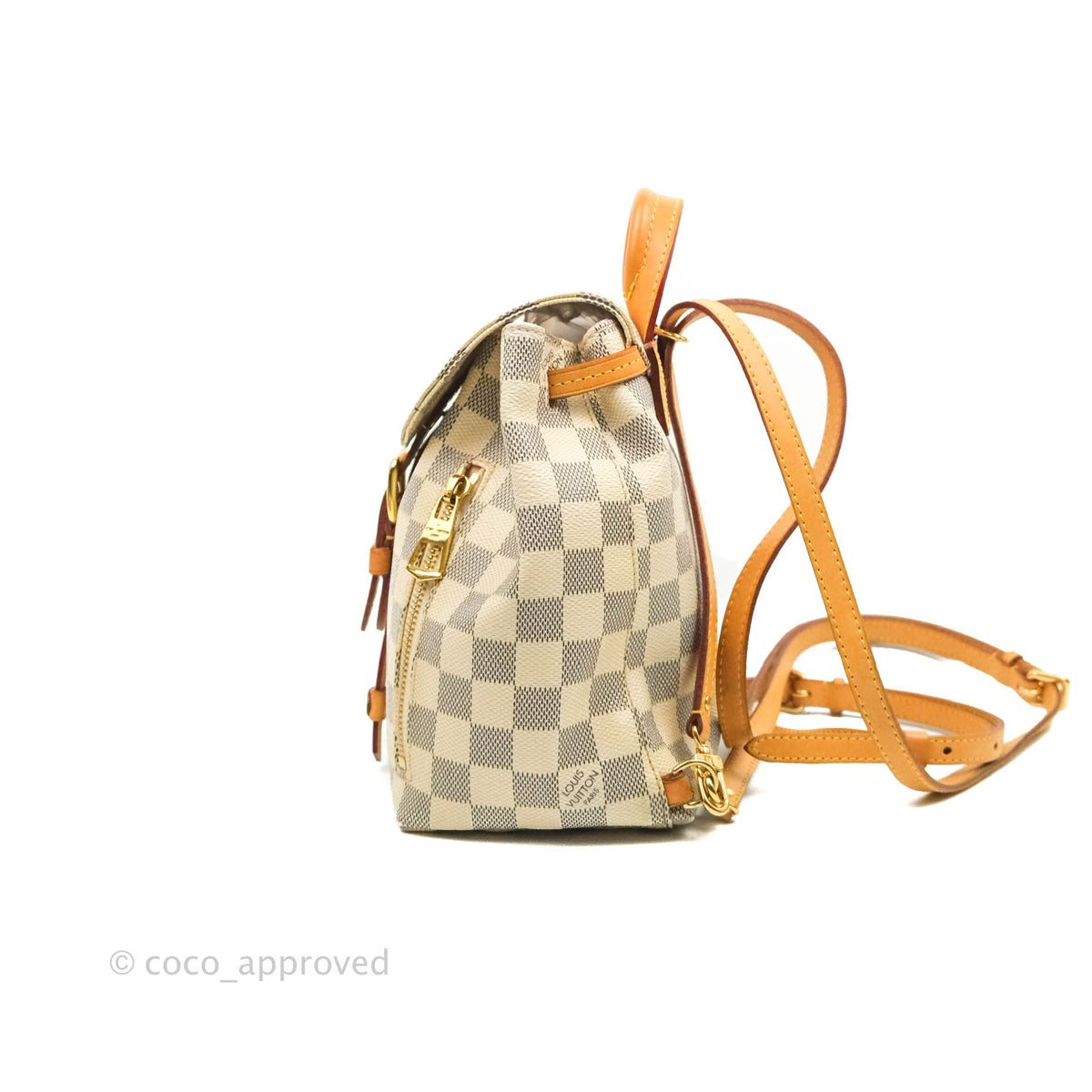 louis vuitton bb sperone backpack Louis Vuitton Sperone BB Backpack Damier Azur – Coco Approved Studio