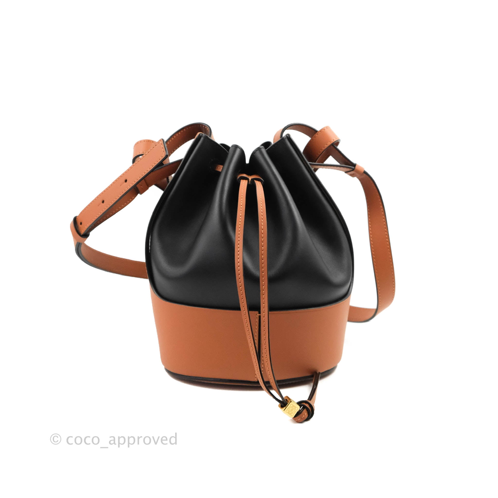 Loewe Small Balloon Bucket Bag - Black Bucket Bags, Handbags - LOW53786
