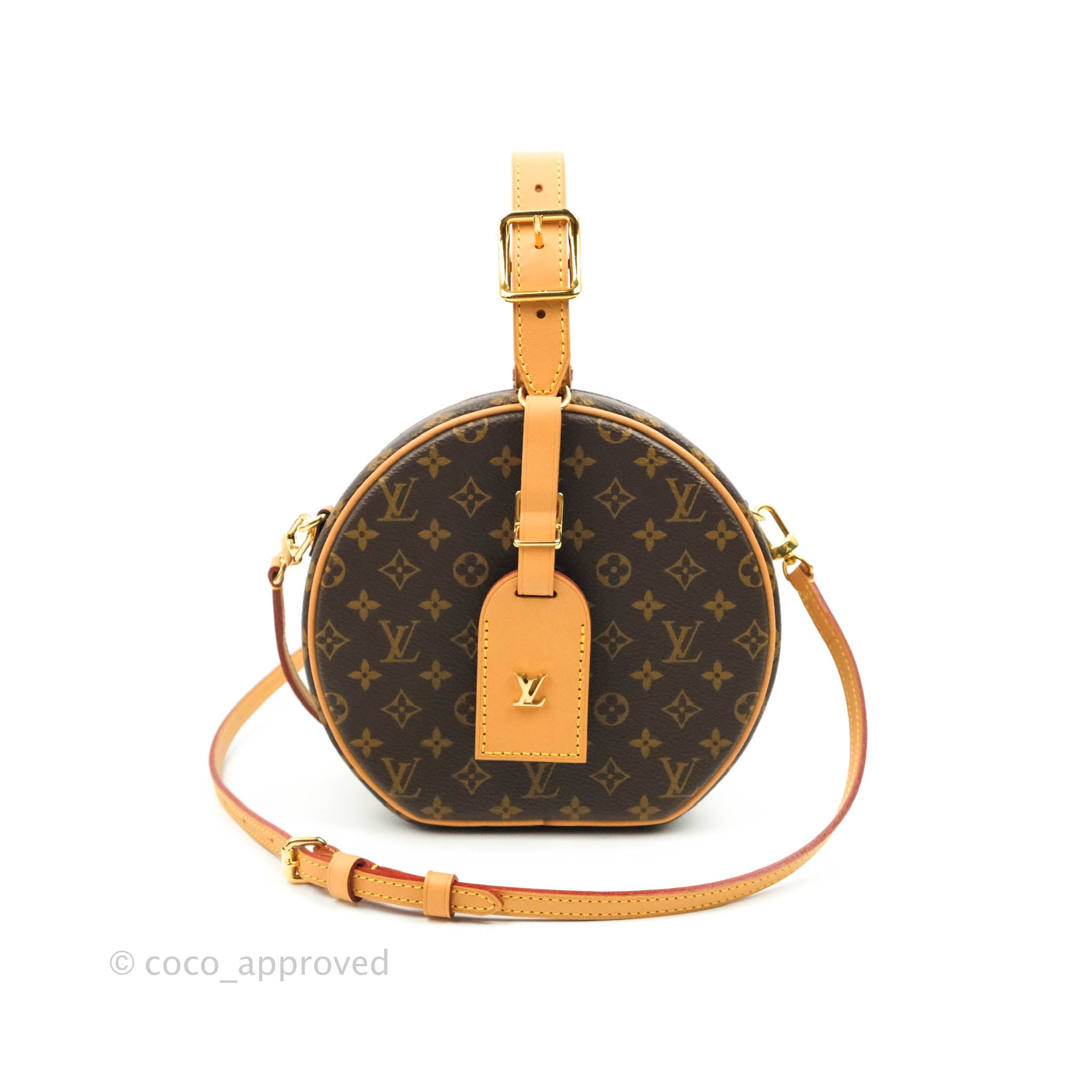 Louis Vuitton, Bags, Louis Vuitton Petite Boite Chapeau Shoulder Mini Bag  Pochette Bicolor Leather