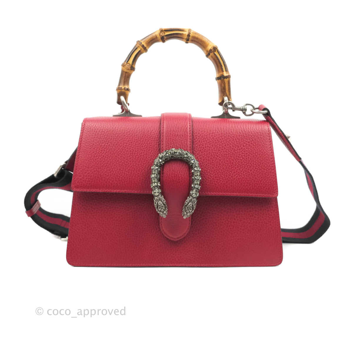 Dionysus medium top handle cheap bag red