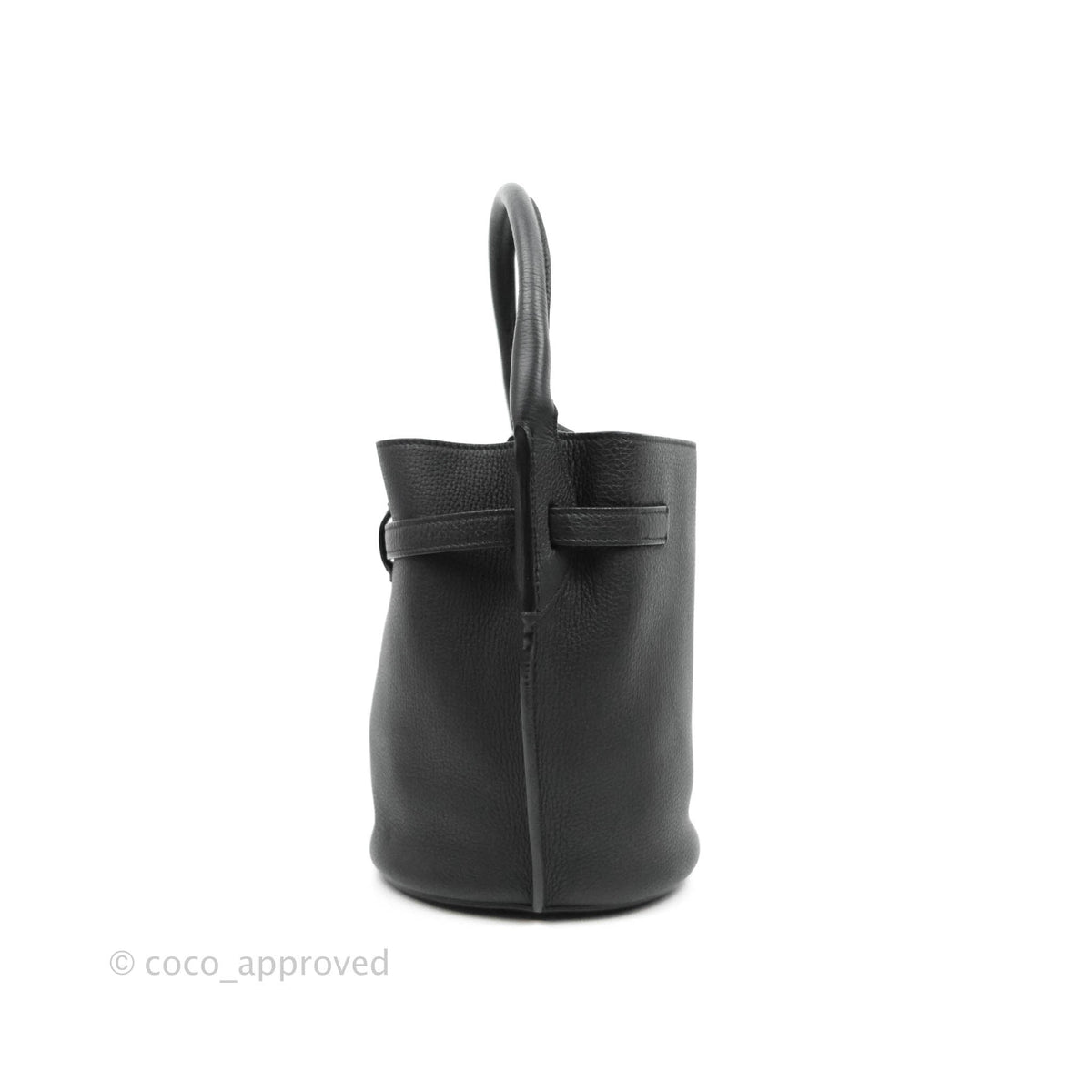 BIG BAG NANO BUCKET IN SUPPLE GRAINED CALFSKIN