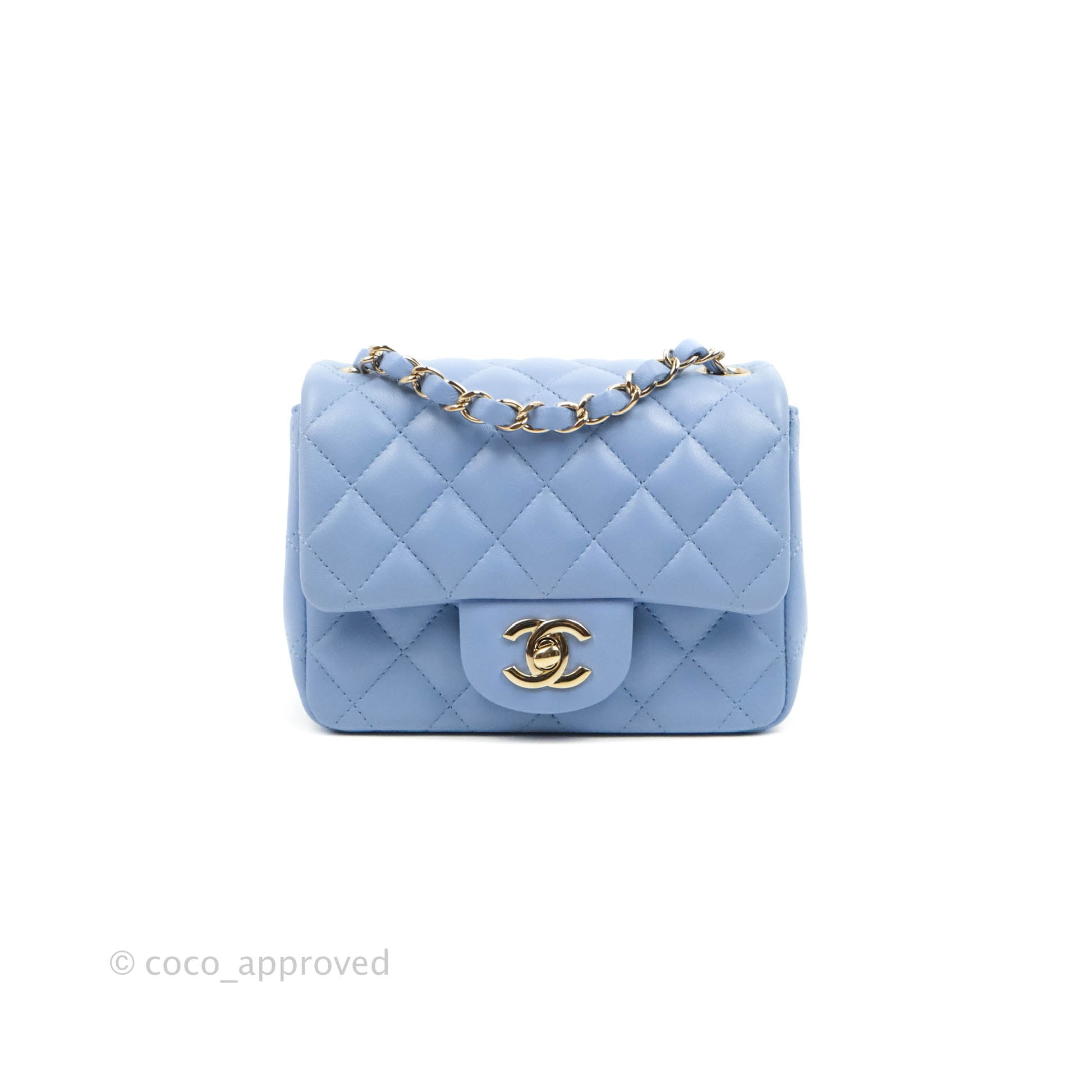 Chanel mini light blue Clearance