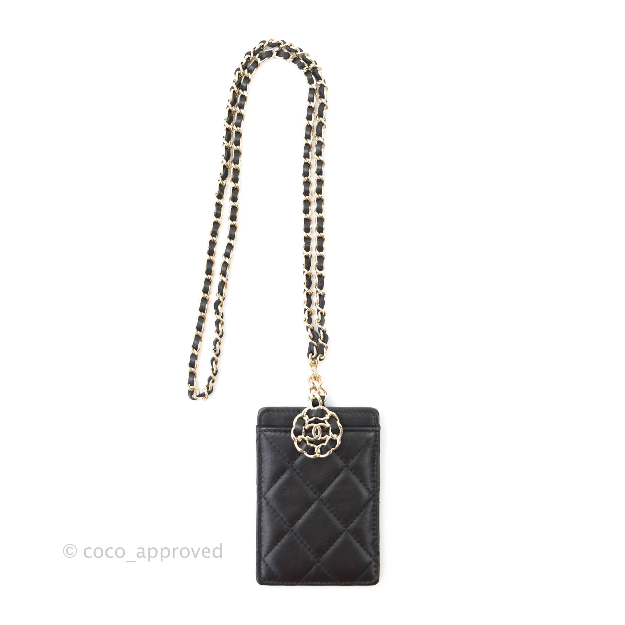 Chanel Chain Infinity Card Holder and WOC