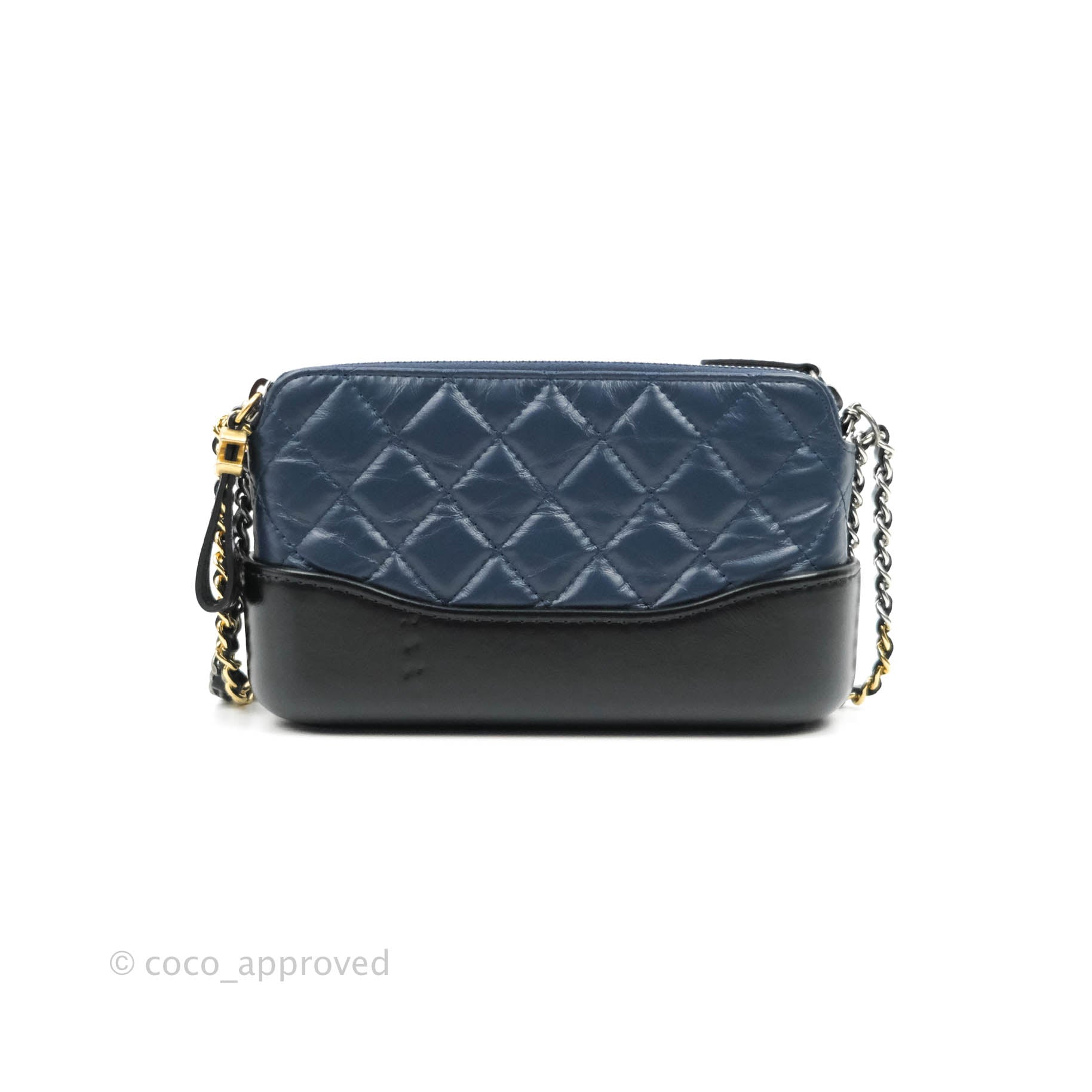 Chanel Blue Gabrielle Clutch Bag