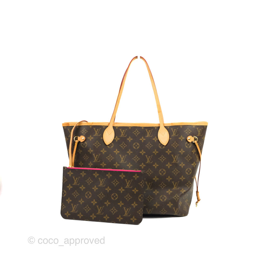 Sold at Auction: Louis Vuitton, Louis Vuitton -Coated Canvas Damier Ebene  MM Neverfull - Brown Tote