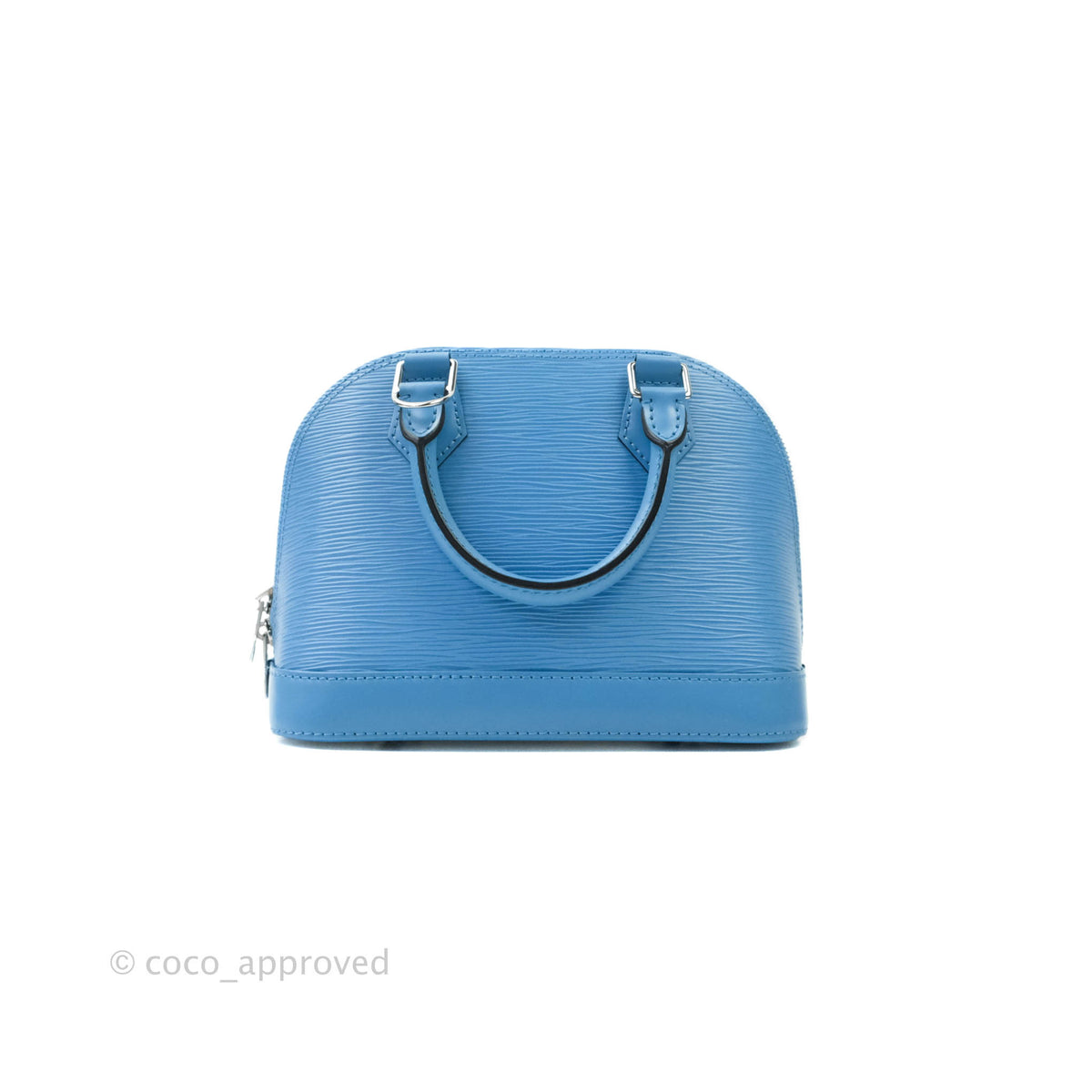 Louis Vuitton Alma BB Blue Leather ref.976933 - Joli Closet